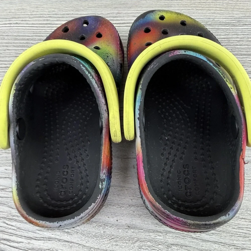 Crocs Classic Solarized Multicolor Toddler Clog Size C 6 Tie Dye
